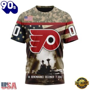 NHL Philadelphia Flyers Specialized Unisex Kits Remember Pearl Harbor Hoodie, T Shirt , Trending NHL 3D Tee Nhl Philadelphia Flyers Specialized Unisex Kits Remember Pearl Harbor Hoodie T Shirt 4