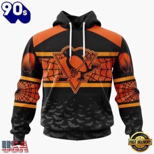 NHL Pittsburgh Penguins Halloween Design Personalized Hoodie, T Shirt, Sweatshirt, Trending NHL 3D Tee Nhl Pittsburgh Penguins Halloween Design Personalized Hoodie T Shirt Sweatshirt 1