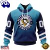 NHL Pittsburgh Penguins Special Retro Gradient Design Hoodie, T Shirt, Trending NHL 3D Tee