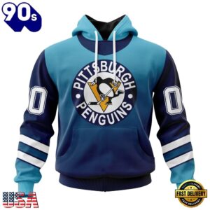 NHL Pittsburgh Penguins Special Retro Gradient Design Hoodie, T Shirt, Trending NHL 3D Tee Nhl Pittsburgh Penguins Special Retro Gradient Design Hoodie T Shirt 1