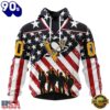 NHL Pittsburgh Penguins Specialized Kits For Honor USS Military Hoodie, T Shirt , Trending NHL 3D Tee