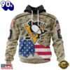 NHL Pittsburgh Penguins Specialized Kits For United State With Camo Color Hoodie, T Shirt , Trending NHL 3D Tee