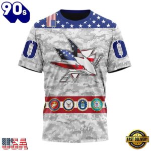 NHL San Jose Sharks Armed Forces Appreciation Design Hoodie, T Shirt, Trending NHL 3D Tee Nhl San Jose Sharks Armed Forces Appreciation Design Hoodie T Shirt 4