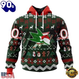 NHL San Jose Sharks Hockey Christmas Is Coming 2026 Hoodie, T Shirt , Trending NHL 3D Tee Nhl San Jose Sharks Hockey Christmas IS Coming 2026 Hoodie T Shirt 1