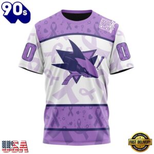 NHL San Jose Sharks Special Lavender Fight Cancer Hoodie, T Shirt , Trending NHL 3D Tee Nhl San Jose Sharks Special Lavender Fight Cancer Hoodie T Shirt 5