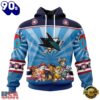 NHL San Jose Sharks Special Paw Patrol Kits Hoodie, T Shirt , Trending NHL 3D Tee