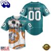 NHL San Jose Sharks x BB 8 D Star War Baseball Jersey , Trending NHL Jersey
