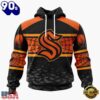 NHL Seattle Kraken Halloween Design Personalized Hoodie, T Shirt, Sweatshirt, Trending NHL 3D Tee