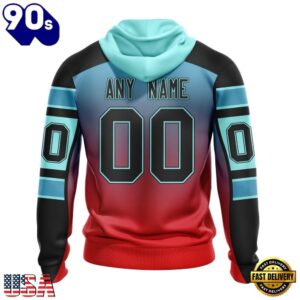 NHL Seattle Kraken Special Retro Gradient Design Hoodie, T Shirt, Trending NHL 3D Tee Nhl Seattle Kraken Special Retro Gradient Design Hoodie T Shirt 2