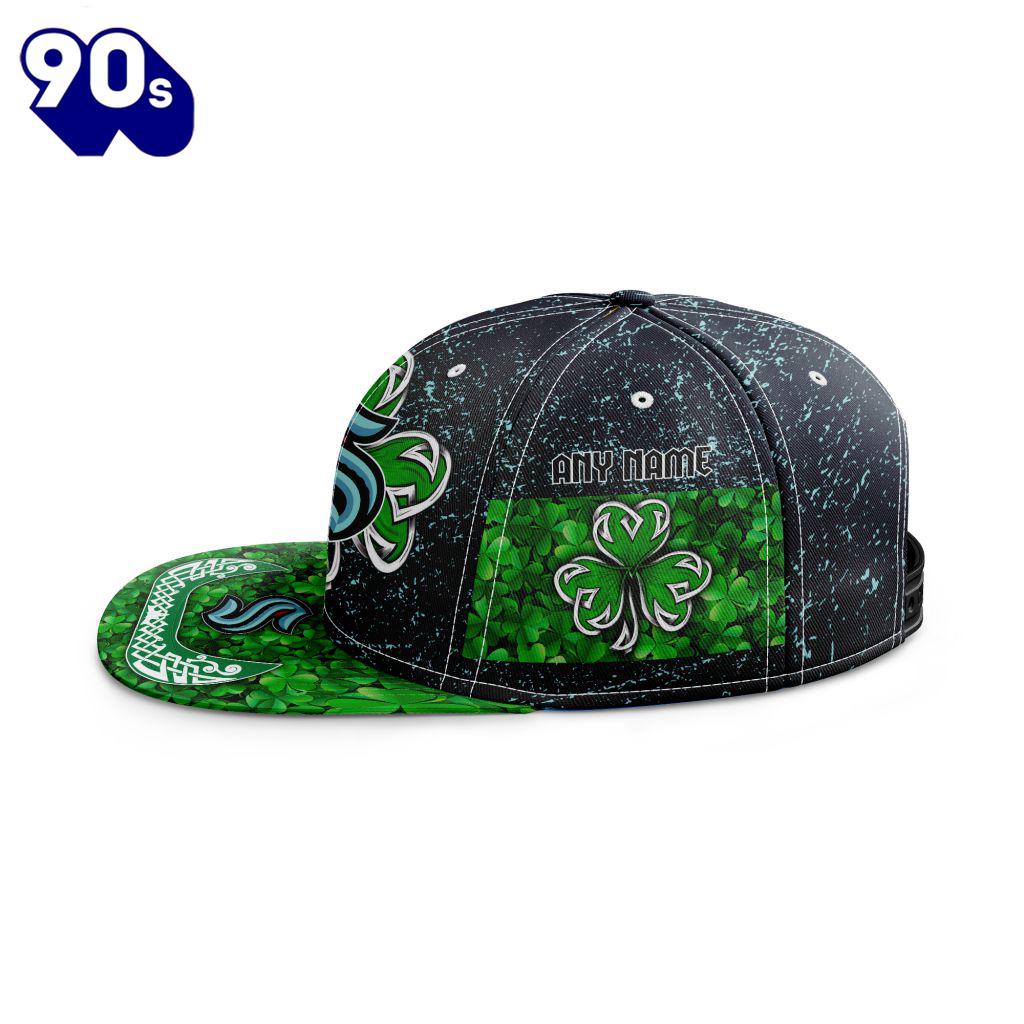 NHL Seattle Kraken Special Snapback Design For St.Patrick’s Day NHL Seattle Kraken Special Snapback Design For St.Patrick’s Day