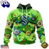 NHL Seattle Kraken Specialized Christmass Tree Color And City’s Sport Teams Hoodie, T Shirt, Trending NHL 3D Tee