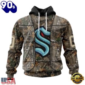 NHL Seattle Kraken Specialized Unisex Vest Kits With Realtree Camo Hoodie, T Shirt, Trending NHL 3D Tee Nhl Seattle Kraken Specialized Unisex Vest Kits With Realtree Camo Hoodie T Shirt 1