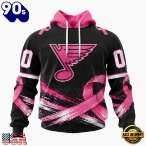 NHL St. Louis Blues 2026 Hockey Pink Fights Breast Cancer Design Hoodie, TShirt, Sweatshirt, Trending NHL 3D Tee Nhl ST Louis Blues 2026 Hockey Pink Fights Breast Cancer Design Hoodie Tshirt Sweatshirt 1