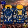 NHL St. Louis Blues 2026 Native American Heritage Design Hoodie Shirt, Trending NHL 3D Tee