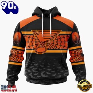 NHL St. Louis Blues Halloween Design Personalized Hoodie, T Shirt, Sweatshirt, Trending NHL 3D Tee Nhl ST Louis Blues Halloween Design Personalized Hoodie T Shirt Sweatshirt 1