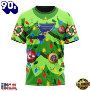NHL St. Louis Blues Specialized Christmass Tree Color And City's Sport Teams Hoodie, T Shirt, Trending NHL 3D Tee Nhl ST Louis Blues Specialized Christmass Tree Color And City S Sport Teams Hoodie T Shirt 4