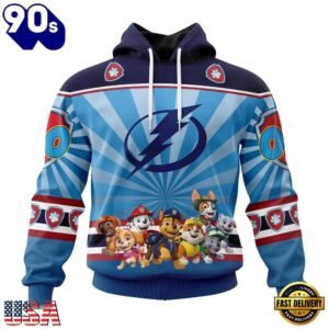 NHL Tampa Bay Lightning Special Paw Patrol Kits Hoodie, T Shirt , Trending NHL 3D Tee Nhl Tampa Bay Lightning Special Paw Patrol Kits Hoodie T Shirt 1