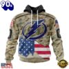 NHL Tampa Bay Lightning Specialized Kits For United State With Camo Color Hoodie, T Shirt , Trending NHL 3D Tee