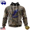 NHL Tampa Bay Lightning Specialized Unisex Vest Kits With Realtree Camo Hoodie, T Shirt, Trending NHL 3D Tee
