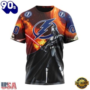 NHL Tampa Bay Lightning x Star War Specialized Design Hoodie, T Shirt , Trending NHL 3D Tee Nhl Tampa Bay Lightning X Star War Specialized Design Hoodie T Shirt 3