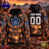 NHL Toronto Maple Leafs 2026 Personalized Hunting Camo Design Hoodie, Trending NHL 3D Tee