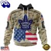 NHL Toronto Maple Leafs Specialized Kits For United State With Camo Color Hoodie, T Shirt , Trending NHL 3D Tee