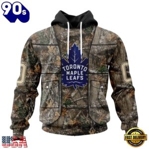 NHL Toronto Maple Leafs Specialized Unisex Vest Kits With Realtree Camo Hoodie, T Shirt, Trending NHL 3D Tee Nhl Toronto Maple Leafs Specialized Unisex Vest Kits With Realtree Camo Hoodie T Shirt 1