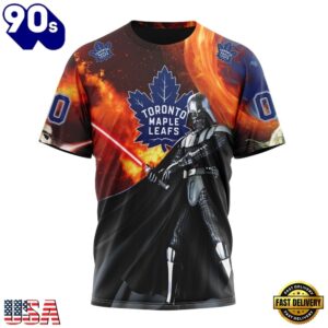 NHL Toronto Maple Leafs x Star War Specialized Design Hoodie, T Shirt , Trending NHL 3D Tee Nhl Toronto Maple Leafs X Star War Specialized Design Hoodie T Shirt 3
