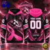 NHL Utah Mammoth Pink Fights Breast Cancer 2026 Personalized Hoodie Shirt, Trending NHL 3D Tee