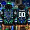 NHL Vancouver Canucks 2026 Honoring Firefighters Personalized Hoodie Shirt, Trending NHL 3D Tee