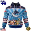 NHL Vancouver Canucks Special Paw Patrol Kits Hoodie, T Shirt , Trending NHL 3D Tee