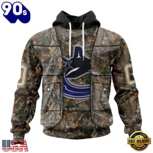 NHL Vancouver Canucks Specialized Unisex Vest Kits With Realtree Camo Hoodie, T Shirt, Trending NHL 3D Tee Nhl Vancouver Canucks Specialized Unisex Vest Kits With Realtree Camo Hoodie T Shirt 1