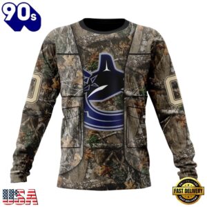 NHL Vancouver Canucks Specialized Unisex Vest Kits With Realtree Camo Hoodie, T Shirt, Trending NHL 3D Tee Nhl Vancouver Canucks Specialized Unisex Vest Kits With Realtree Camo Hoodie T Shirt 3