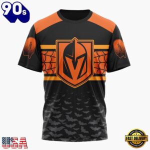 NHL Vegas Golden Knights Halloween Design Personalized Hoodie, T Shirt, Sweatshirt, Trending NHL 3D Tee Nhl Vegas Golden Knights Halloween Design Personalized Hoodie T Shirt Sweatshirt 3