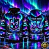 NHL Vegas Golden Knights Special Design With Northern Lights 2026 Hoodie Shirt, Trending NHL 3D Tee