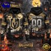 NHL Vegas Golden Knights Special Halloween 2026 Design Hoodie Shirt, Trending NHL 3D Tee
