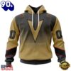 NHL Vegas Golden Knights Special Retro Gradient Design Hoodie, T Shirt, Trending NHL 3D Tee