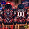 NHL Washington Capitals 2026 Honoring Firefighters Personalized Hoodie Shirt, Trending NHL 3D Tee