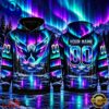 NHL Washington Capitals Special Design With Northern Lights 2026 Hoodie Shirt, Trending NHL 3D Tee