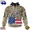 NHL Washington Capitals Specialized Kits For United State With Camo Color Hoodie, T Shirt , Trending NHL 3D Tee