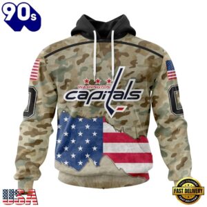 NHL Washington Capitals Specialized Kits For United State With Camo Color Hoodie, T Shirt , Trending NHL 3D Tee Nhl Washington Capitals Specialized Kits For United State With Camo Color Hoodie T Shirt 1