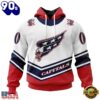 NHL Washington Capitals Specialized Unisex Kits With Retro Concepts Hoodie, T Shirt , Trending NHL 3D Tee