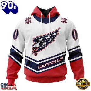 NHL Washington Capitals Specialized Unisex Kits With Retro Concepts Hoodie, T Shirt , Trending NHL 3D Tee Nhl Washington Capitals Specialized Unisex Kits With Retro Concepts Hoodie T Shirt 1