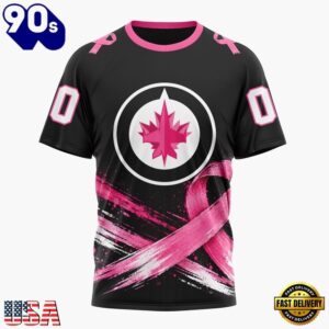 NHL Winnipeg Jets 2026 Hockey Pink Fights Breast Cancer Design Hoodie, TShirt, Sweatshirt, Trending NHL 3D Tee Nhl Winnipeg Jets 2026 Hockey Pink Fights Breast Cancer Design Hoodie Tshirt Sweatshirt 2