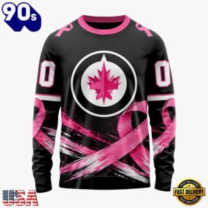 NHL Winnipeg Jets 2026 Hockey Pink Fights Breast Cancer Design Hoodie, TShirt, Sweatshirt, Trending NHL 3D Tee Nhl Winnipeg Jets 2026 Hockey Pink Fights Breast Cancer Design Hoodie Tshirt Sweatshirt 4