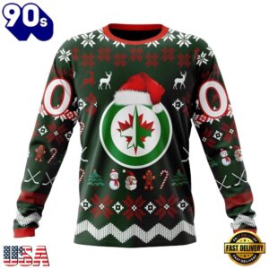 NHL Winnipeg Jets Hockey Christmas Is Coming 2026 Hoodie, T Shirt , Trending NHL 3D Tee Nhl Winnipeg Jets Hockey Christmas IS Coming 2026 Hoodie T Shirt 3