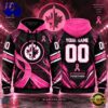 NHL Winnipeg Jets Pink Fights Breast Cancer 2026 Personalized Hoodie Shirt, Trending NHL 3D Tee