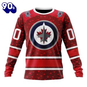 NHL Winnipeg Jets Special Gift For Valentines Day All Over Print Shirt