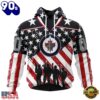 NHL Winnipeg Jets Specialized Kits For Honor USS Military Hoodie, T Shirt , Trending NHL 3D Tee