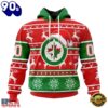 NHL Winnipeg Jets Specialized Unisex Christmas Is Coming Hoodie, T Shirt , Trending NHL 3D Tee
